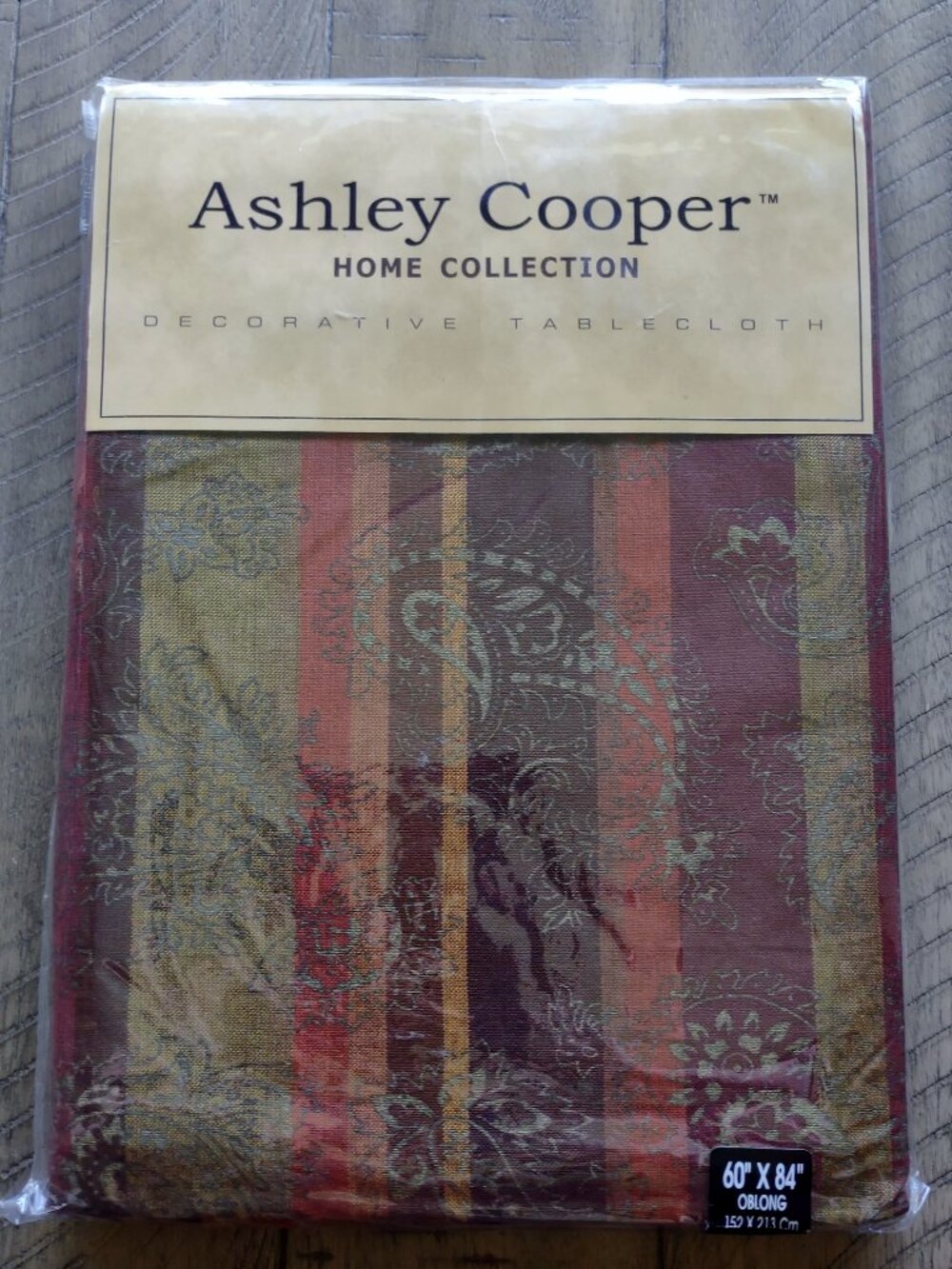 Tablecloth Autumn/Fall Ashley Cooper Oblong-60 X 84- 100% Cotton NEW